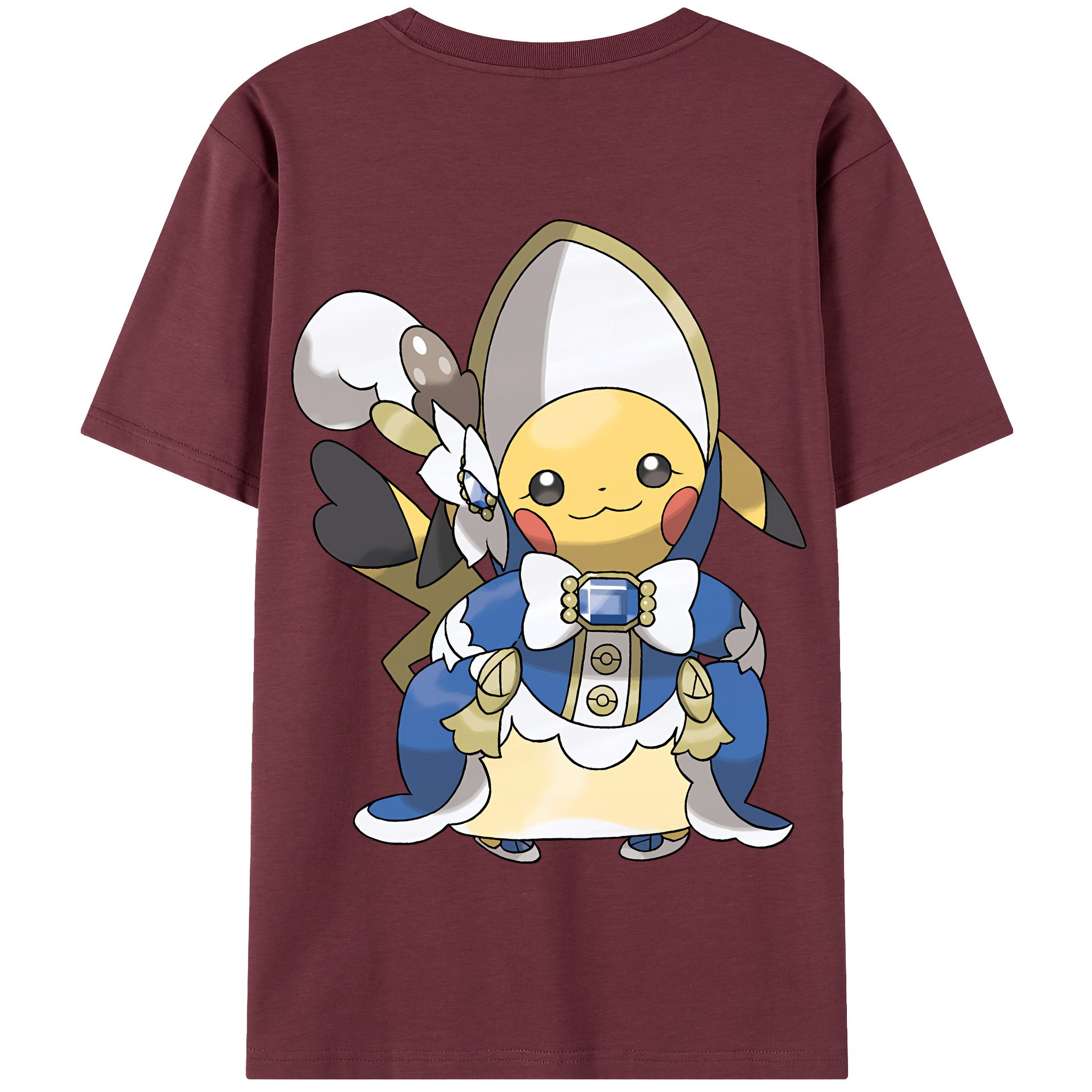 （画像用） ポケットモンスター Pokémon 綿100％半袖Tシャツ（背面プリント）